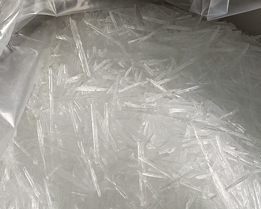 Pure Natural Menthol Crystals 25kg (55 lbs) | Sea DDP Door-to-Door All Included