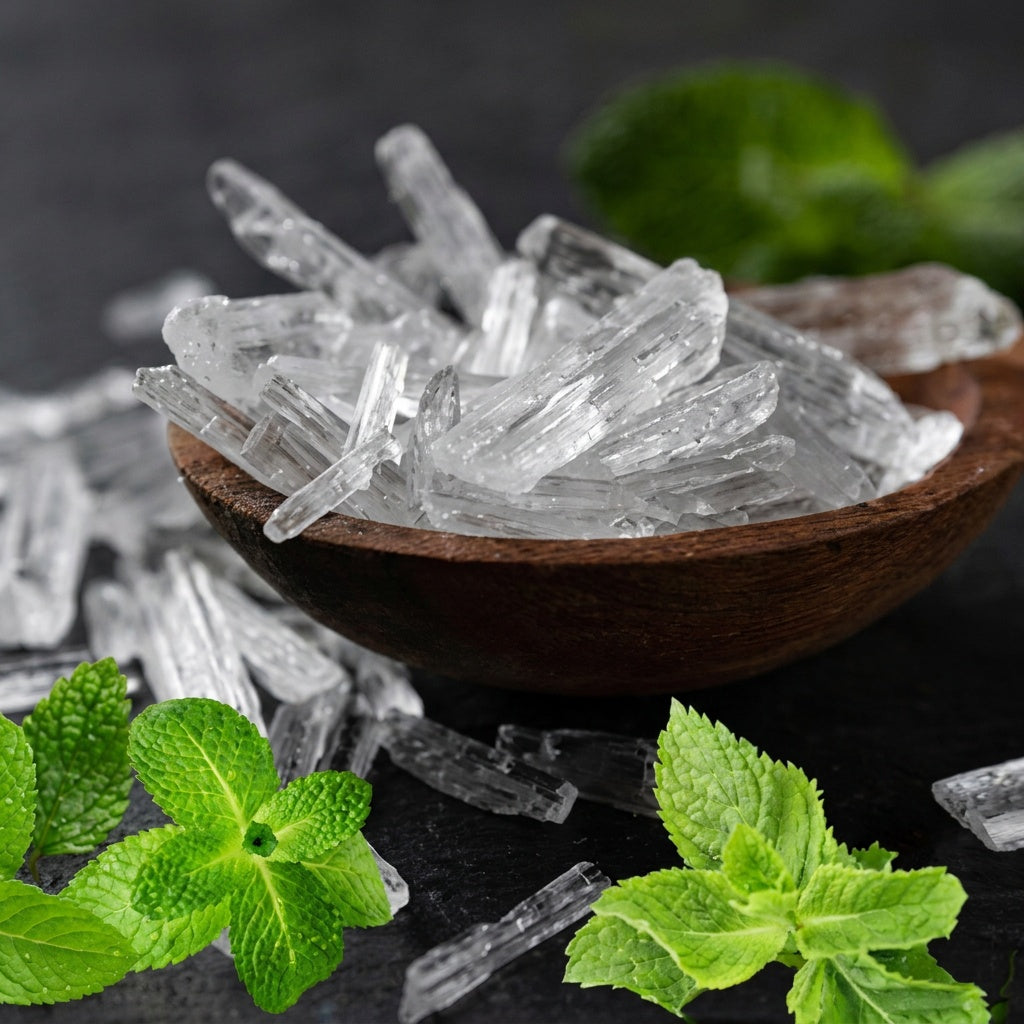 99.6% Pure Natural Menthol Crystals (USP/BP Grade) - REACH & Halal Certified